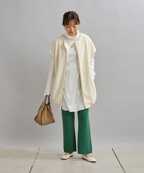 DouDou(ドゥドゥ)の「ボアベスト(ベスト・レディース・アイボリー/ブラック・FREE)」の11枚目の写真