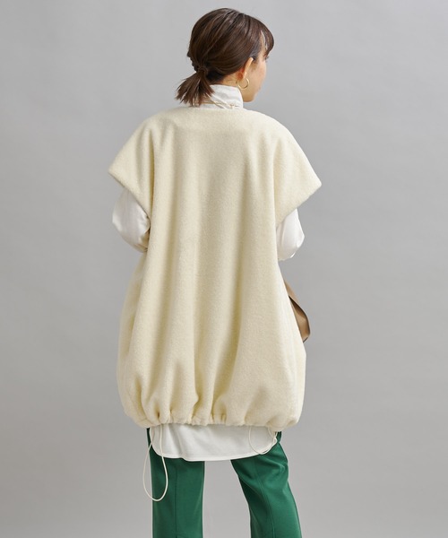 DouDou(ドゥドゥ)の「ボアベスト(ベスト・レディース・アイボリー/ブラック・FREE)」の14枚目の写真