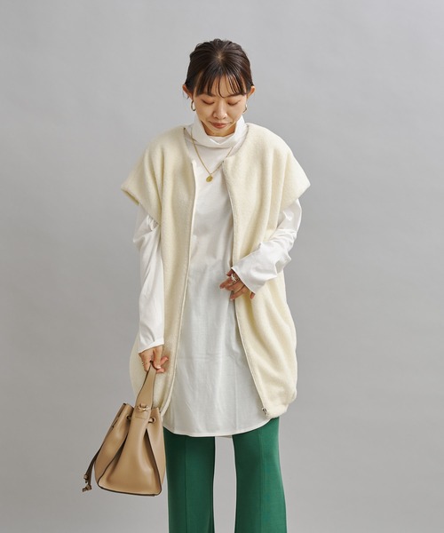 DouDou(ドゥドゥ)の「ボアベスト(ベスト・レディース・アイボリー/ブラック・FREE)」の17枚目の写真