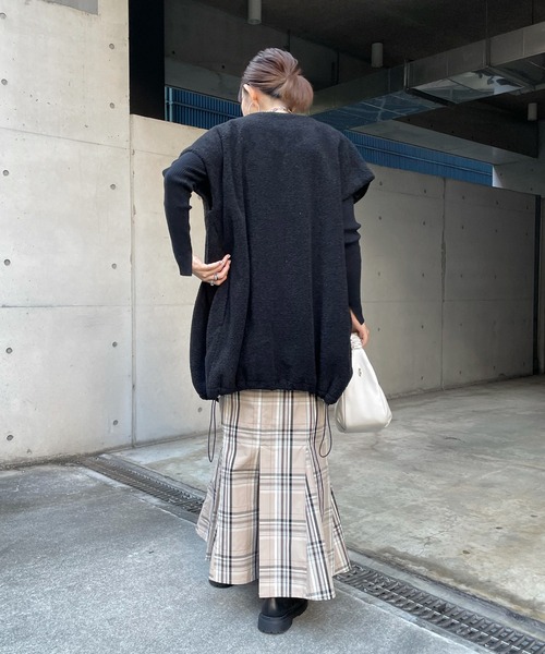 DouDou(ドゥドゥ)の「ボアベスト(ベスト・レディース・アイボリー/ブラック・FREE)」の21枚目の写真