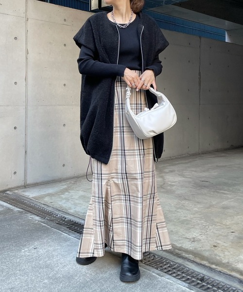 DouDou(ドゥドゥ)の「ボアベスト(ベスト・レディース・アイボリー/ブラック・FREE)」の22枚目の写真