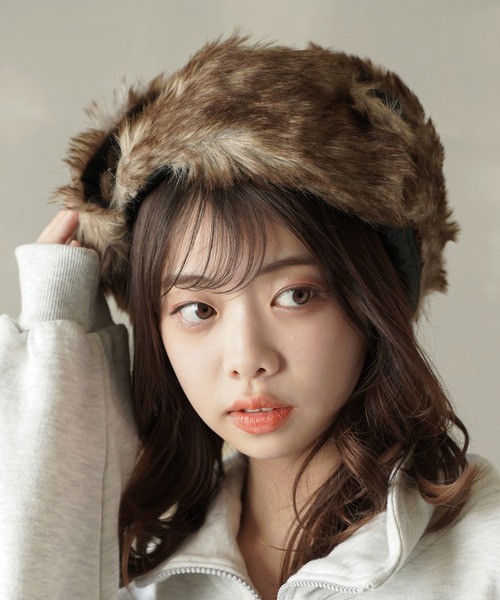 SPINNS(スピンズ)の「コーデュロイ アビエーターキャップ(キャップ・メンズ・カーキ/ブラック/ブラウン・ONESIZE)」の18枚目の写真