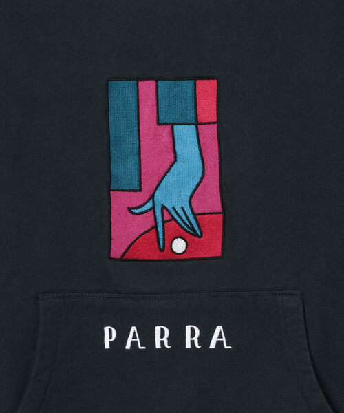 By Parra（バイパラ）の「by Parra / medicated hooded sweatshirt（パーカー・メンズ・ネイビー・MEDIUM/X-LARGE/LARGE）」の4枚目の写真
