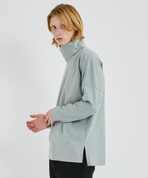 STUDIOUS別注 モクロディスウェードタートルカットソー/EX.mokurodhi suede turtle cutsew