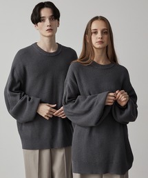 CLEL | 【CLEL】Balloon Sleeve Crew Neck Knit / バルーン袖クルーネックニット(ニット/セーター)