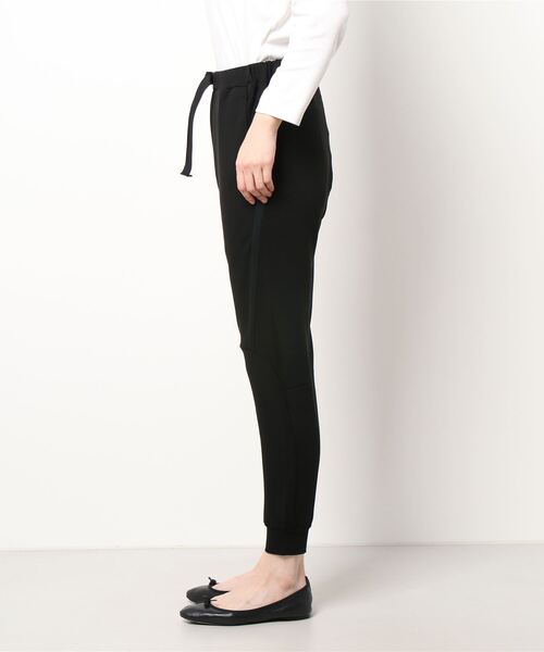 gomme（ゴム）の「ウォームポンチ　トラックパンツ（スウェットパンツ・レディース・ブラック/チャコールグレー・MEDIUM）」の22枚目の写真