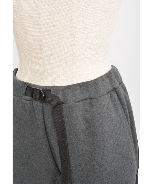 gomme（ゴム）の「ウォームポンチ　トラックパンツ（スウェットパンツ・レディース・ブラック/チャコールグレー・MEDIUM）」の20枚目の写真