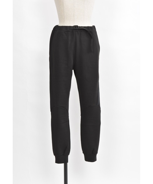 gomme（ゴム）の「ウォームポンチ　トラックパンツ（スウェットパンツ・レディース・ブラック/チャコールグレー・MEDIUM）」の4枚目の写真