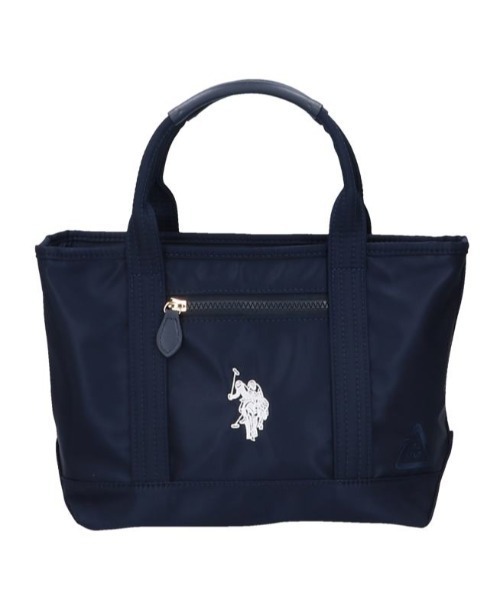 U.S. POLO ASSN.（ユーエスポロアッスン）の「【U.S. POLO ASSN.】 ユーエスポロアッスン　リサイクルナイロン　トートバッグS　USPA-2595（トートバッグ・レディース・レッド/ブラック/カーキ/ベージュ/ホワイト系その他/ホワイト×ブラック/ライトピンク/ライトブルー/イエロー/ネイビー/グレー/ネイビー系/ベージュ系/ブラック系/ライトグレー/ライトカーキ・FREE）」の13枚目の写真