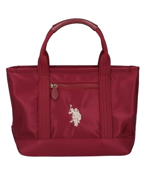 U.S. POLO ASSN.（ユーエスポロアッスン）の「【U.S. POLO ASSN.】 ユーエスポロアッスン　リサイクルナイロン　トートバッグS　USPA-2595（トートバッグ・レディース・レッド/ブラック/カーキ/ベージュ/ホワイト系その他/ホワイト×ブラック/ライトピンク/ライトブルー/イエロー/ネイビー/グレー/ネイビー系/ベージュ系/ブラック系/ライトグレー/ライトカーキ・FREE）」の16枚目の写真