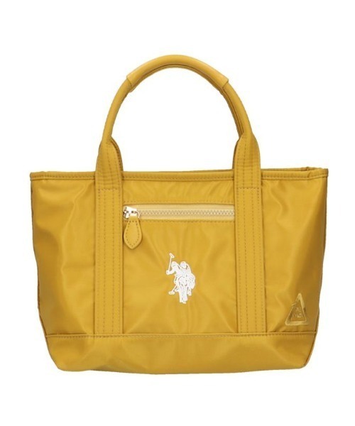 U.S. POLO ASSN.（ユーエスポロアッスン）の「【U.S. POLO ASSN.】 ユーエスポロアッスン　リサイクルナイロン　トートバッグS　USPA-2595（トートバッグ・レディース・レッド/ブラック/カーキ/ベージュ/ホワイト系その他/ホワイト×ブラック/ライトピンク/ライトブルー/イエロー/ネイビー/グレー/ネイビー系/ベージュ系/ブラック系/ライトグレー/ライトカーキ・FREE）」の14枚目の写真