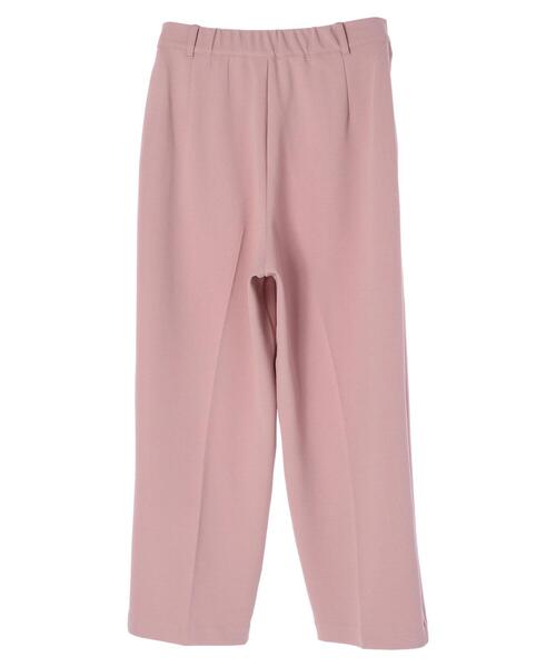 earth music&ecology（アースミュージックアンドエコロジー）の「ハイウエストタックストレートパンツ＊（スラックス・レディース・チャコールグレー/ピンク/ミント/ライトベージュ・S/M）」の18枚目の写真