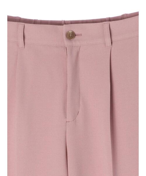 earth music&ecology（アースミュージックアンドエコロジー）の「ハイウエストタックストレートパンツ＊（スラックス・レディース・チャコールグレー/ピンク/ミント/ライトベージュ・S/M）」の17枚目の写真