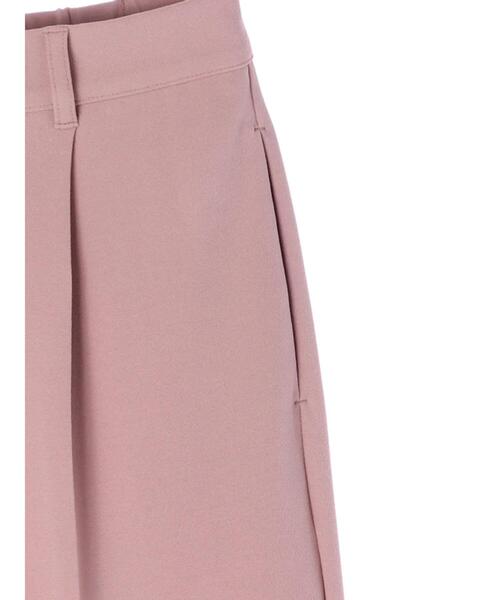 earth music&ecology（アースミュージックアンドエコロジー）の「ハイウエストタックストレートパンツ＊（スラックス・レディース・チャコールグレー/ピンク/ミント/ライトベージュ・S/M）」の16枚目の写真