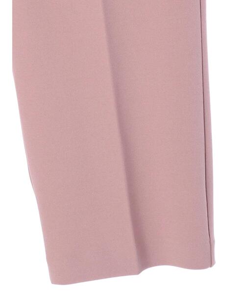 earth music&ecology（アースミュージックアンドエコロジー）の「ハイウエストタックストレートパンツ＊（スラックス・レディース・チャコールグレー/ピンク/ミント/ライトベージュ・S/M）」の15枚目の写真