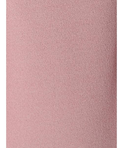 earth music&ecology（アースミュージックアンドエコロジー）の「ハイウエストタックストレートパンツ＊（スラックス・レディース・チャコールグレー/ピンク/ミント/ライトベージュ・S/M）」の9枚目の写真