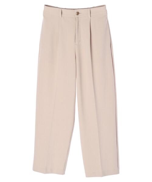 earth music&ecology（アースミュージックアンドエコロジー）の「ハイウエストタックストレートパンツ＊（スラックス・レディース・チャコールグレー/ピンク/ミント/ライトベージュ・S/M）」の6枚目の写真