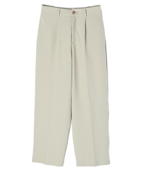 earth music&ecology（アースミュージックアンドエコロジー）の「ハイウエストタックストレートパンツ＊（スラックス・レディース・チャコールグレー/ピンク/ミント/ライトベージュ・S/M）」の5枚目の写真