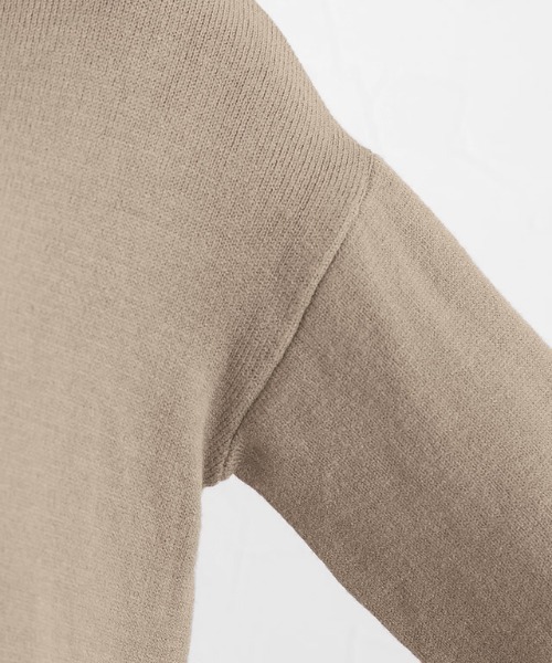 Pierrot(ピエロ)の「もっちりカシミヤタッチハイネックロングニットワンピース(ワンピース・レディース・ブラック/ブルー/グリーン/モカ/グレイッシュベージュ/ブルー系その他/チャコール/ライトグレー/ダークブラウン/グレー系その他2・LL/M/L/PM)」の16枚目の写真