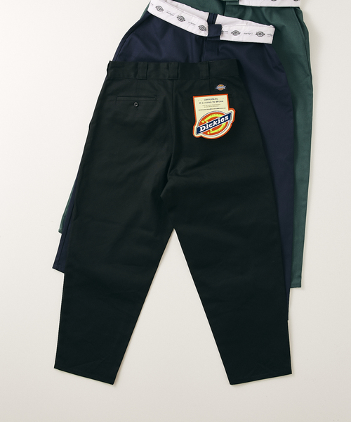 Dickies（ディッキーズ）の「【DICKIES/ディッキーズ】別注 ROUND パンツ（チノパンツ・メンズ・ブラック/ネイビー/グリーン/キャメル・SMALL/MEDIUM/LARGE）」の2枚目の写真