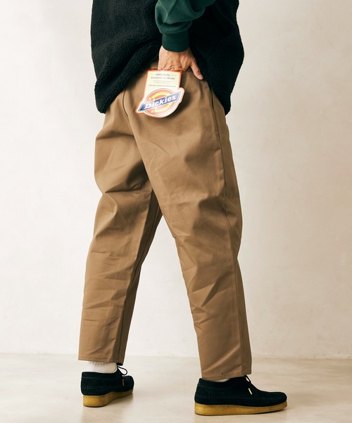 Dickies（ディッキーズ）の「【DICKIES/ディッキーズ】別注 ROUND パンツ（チノパンツ・メンズ・ブラック/ネイビー/グリーン/キャメル・SMALL/MEDIUM/LARGE）」の11枚目の写真