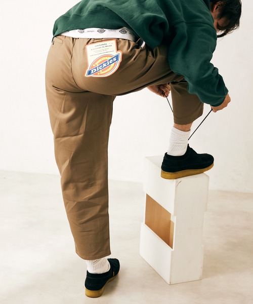 Dickies（ディッキーズ）の「【DICKIES/ディッキーズ】別注 ROUND パンツ（チノパンツ・メンズ・ブラック/ネイビー/グリーン/キャメル・SMALL/MEDIUM/LARGE）」の21枚目の写真