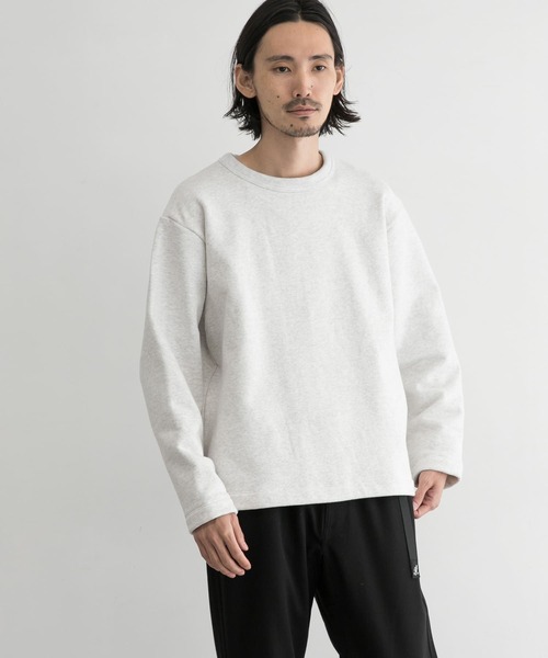 WORK NOT WORK URBAN RESEARCH(ワークノットワークアーバンリサーチ)の「WORK NOT WORK Stretch Jersey Sweatshirts(スウェット・メンズ・ブラック/ホワイト系その他/グレー系その他・SMALL/MEDIUM/LARGE)」の8枚目の写真