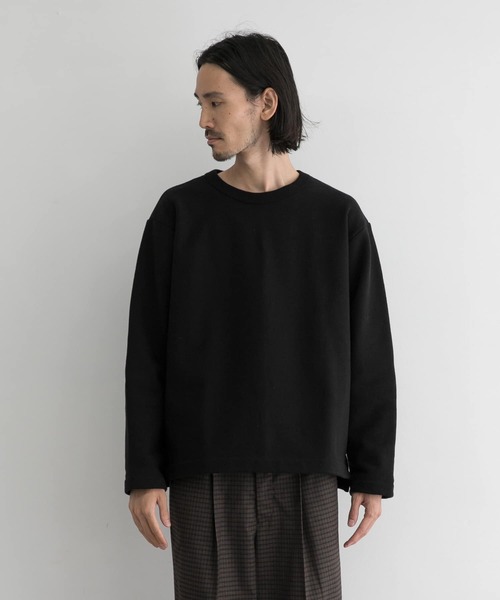 WORK NOT WORK URBAN RESEARCH(ワークノットワークアーバンリサーチ)の「WORK NOT WORK Stretch Jersey Sweatshirts(スウェット・メンズ・ブラック/ホワイト系その他/グレー系その他・SMALL/MEDIUM/LARGE)」の7枚目の写真