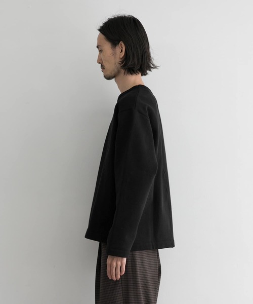 WORK NOT WORK URBAN RESEARCH(ワークノットワークアーバンリサーチ)の「WORK NOT WORK Stretch Jersey Sweatshirts(スウェット・メンズ・ブラック/ホワイト系その他/グレー系その他・SMALL/MEDIUM/LARGE)」の4枚目の写真