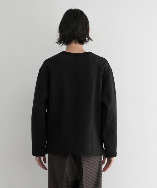 WORK NOT WORK URBAN RESEARCH(ワークノットワークアーバンリサーチ)の「WORK NOT WORK Stretch Jersey Sweatshirts(スウェット・メンズ・ブラック/ホワイト系その他/グレー系その他・SMALL/MEDIUM/LARGE)」の5枚目の写真