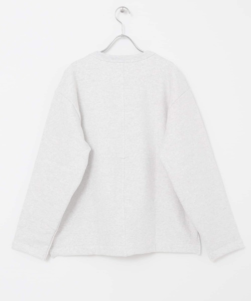 WORK NOT WORK URBAN RESEARCH(ワークノットワークアーバンリサーチ)の「WORK NOT WORK Stretch Jersey Sweatshirts(スウェット・メンズ・ブラック/ホワイト系その他/グレー系その他・SMALL/MEDIUM/LARGE)」の9枚目の写真