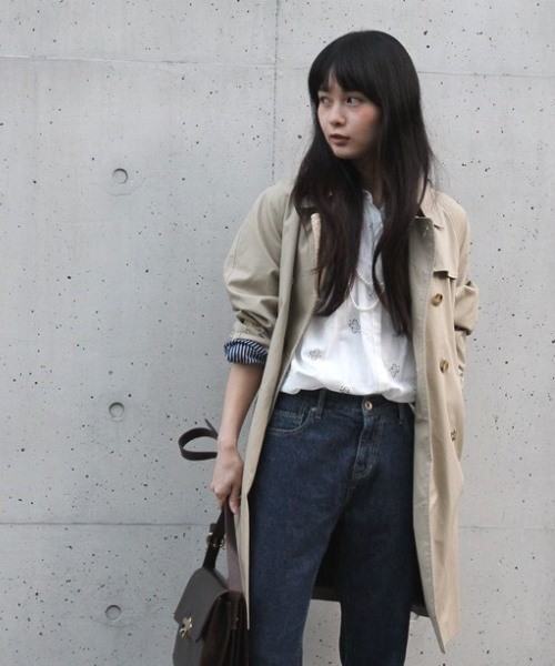 coen（コーエン）の「トレンチコート15SS（トレンチコート・レディース・ベージュ/ネイビー・MEDIUM/LARGE）」の19枚目の写真