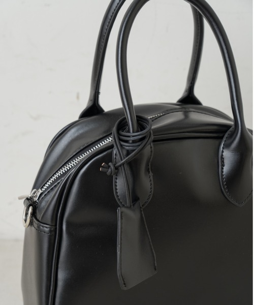 Kastane（カスタネ）の「【新色追加】クロシェット付ボストンバッグ（ボストンバッグ・レディース・ブラウン/ブラック/アイボリー/グリーン・FREE）」の15枚目の写真