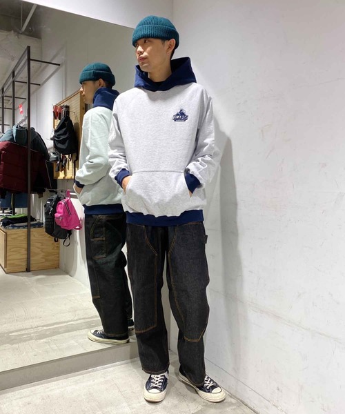 XLARGE（エクストララージ）の「OG TWO TONE PULLOVER HOODED SWEAT（パーカー・メンズ・ネイビー/グリーン/アッシュ・S/M/L/XL）」の18枚目の写真