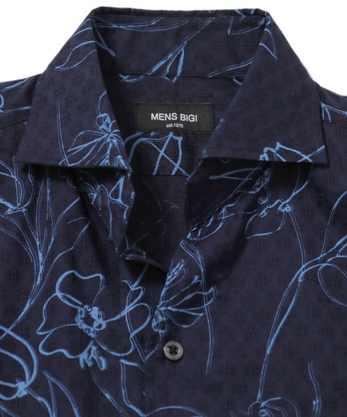 MEN'S BIGI（メンズビギ）の「カッタウェイスキッパーシャツ（シャツ/ブラウス・メンズ・ネイビー/ブルー系その他/ピンク系その他・01/02/03/04）」の11枚目の写真