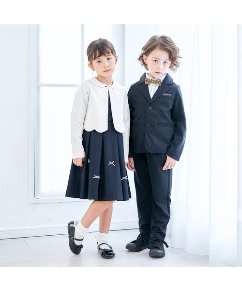 apres les cours（アプレレクール）の「フォーマルブラウス（シャツ/ブラウス・キッズ・オフホワイト・90/100/110/120/130）」の8枚目の写真