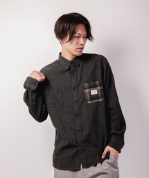 GLOVE HOUSE（グローブハウス）の「ビエラ起毛チェックポケット長袖ネルシャツ（シャツ/ブラウス・メンズ）」