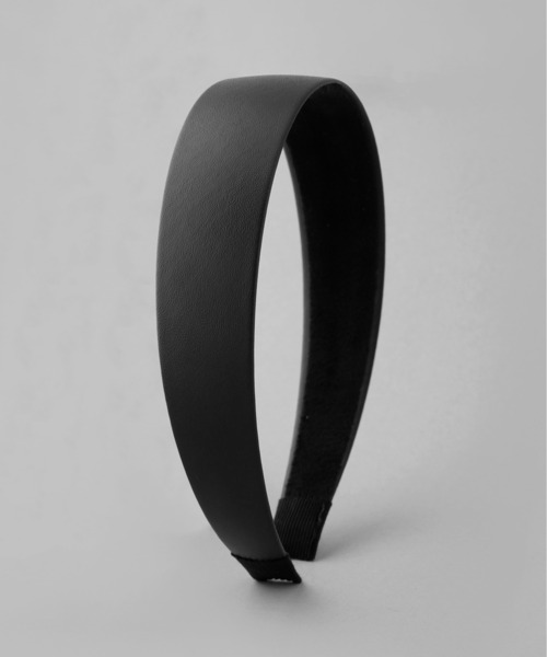 ANEMONE（アネモネ）の「レザー調シンプルカチューシャ（カチューシャ・レディース・カーキ/ブラック/ベージュ・FREE）」の6枚目の写真