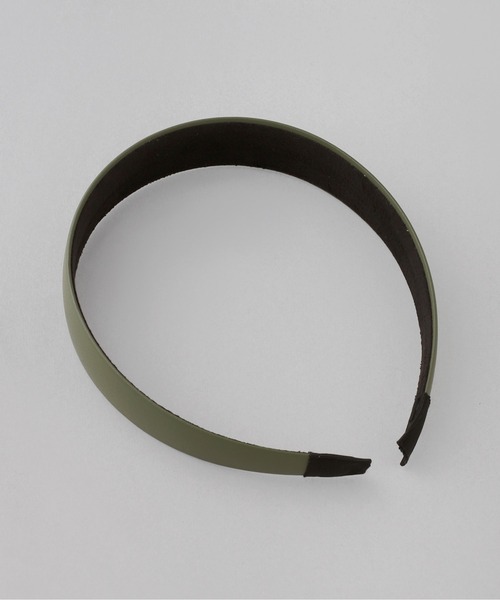 ANEMONE（アネモネ）の「レザー調シンプルカチューシャ（カチューシャ・レディース・カーキ/ブラック/ベージュ・FREE）」の7枚目の写真