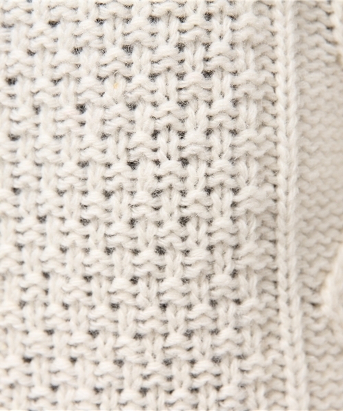 CIAOPANIC（チャオパニック）の「【Ciaopanic】Vネックチルデン（ニット/セーター・レディース・ネイビー/オフホワイト・FREE）」の9枚目の写真