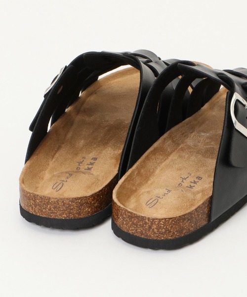 ikka（イッカ）の「メッシュフットベッドサンダル（サンダル・メンズ・ブラック/ブラウン/オフホワイト・M/L/XL）」の4枚目の写真