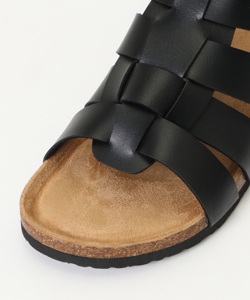 ikka（イッカ）の「メッシュフットベッドサンダル（サンダル・メンズ・ブラック/ブラウン/オフホワイト・M/L/XL）」の7枚目の写真