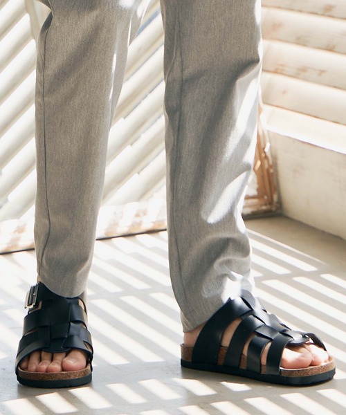 ikka（イッカ）の「メッシュフットベッドサンダル（サンダル・メンズ・ブラック/ブラウン/オフホワイト・M/L/XL）」の15枚目の写真