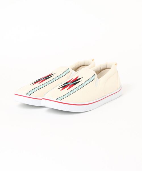 チャイハネ（チャイハネ）の「【チャイハネ】オルテガ刺繍MEN'Sスリッポン（スリッポン・メンズ・ホワイト/ブラック/ブラウン/ターコイズブルー・LL/L）」の11枚目の写真