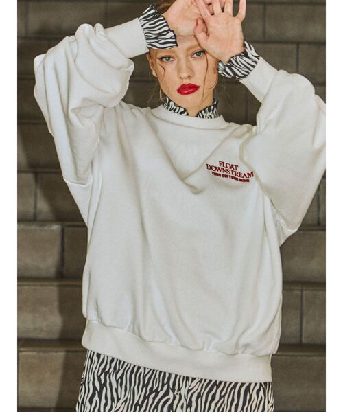 jouetie（ジュエティ）の「プルオーバーレイヤードワンピース【セットアイテム】（ワンピース・レディース・ブラック/オフホワイト/ピンク・MEDIUM）」の5枚目の写真