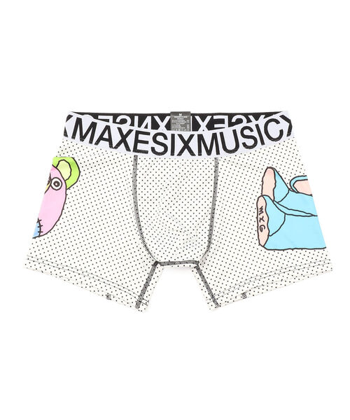 maxsix（マックスシックス）の「maxsix(マックスシックス）MX-U022/@BOXER PT クマプー/アンダーウェア/ボクサーパンツ（その他アンダーウェア/インナー・メンズ・ホワイト・MEDIUM/LARGE）」の6枚目の写真