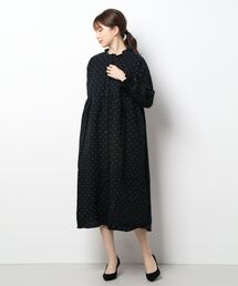 Samansa Mos2 | フリル袖ワンピース(ワンピース)