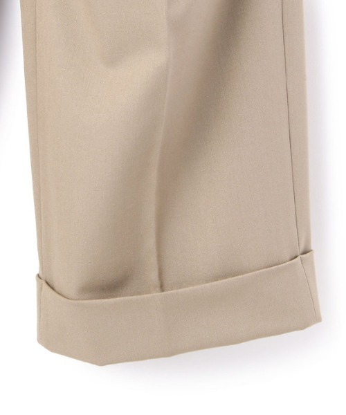 DANKE SCHON（ダンケシェーン）の「DankeSchon/ダンケシェーン/ZIP PANTS/ジップパンツ（スラックス・レディース・ブラック/ベージュ・MEDIUM/L）」の6枚目の写真