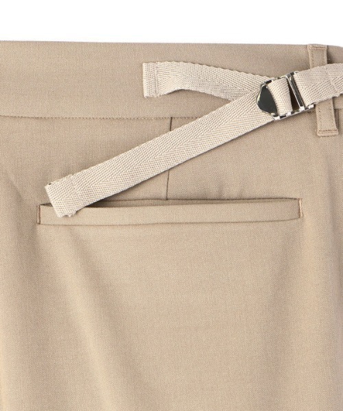 DANKE SCHON（ダンケシェーン）の「DankeSchon/ダンケシェーン/ZIP PANTS/ジップパンツ（スラックス・レディース・ブラック/ベージュ・MEDIUM/L）」の10枚目の写真