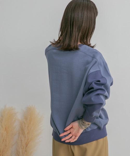 KBF（ケイビーエフ）の「バイカラースウェット（スウェット）」 - WEAR